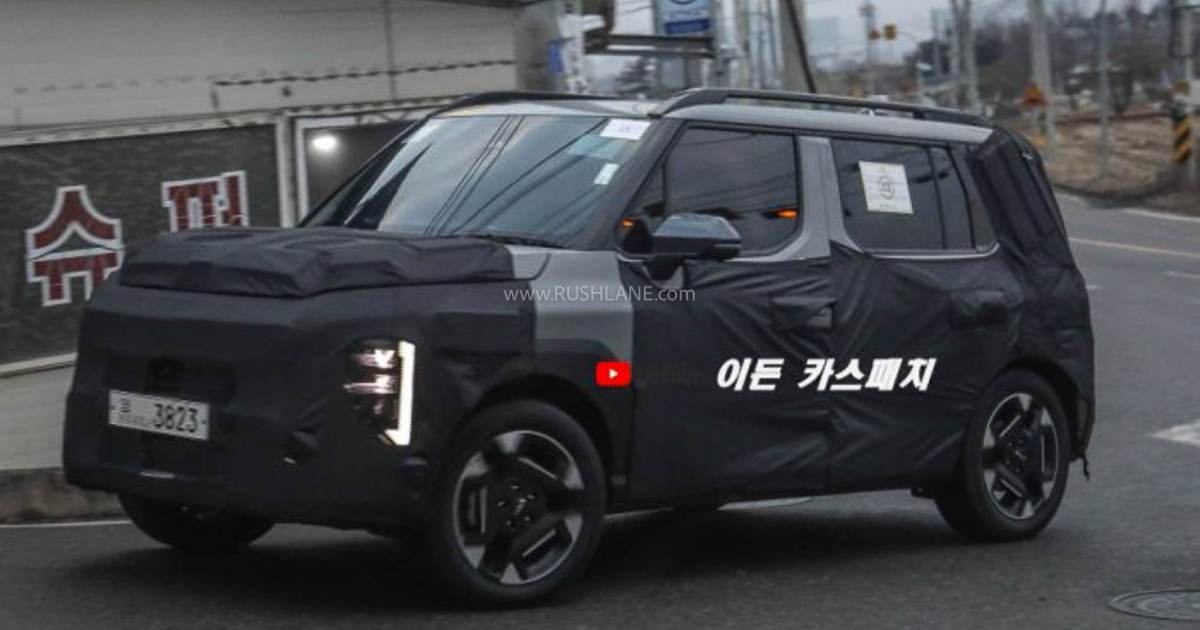 Upcoming Kia Clavis: A Closer Look at the Latest Spy Shots - close up