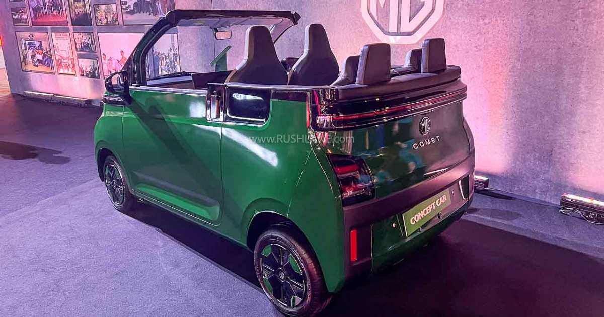 MG Comet EV Cabriolet Concept Debuts with Delicate Charm - close up