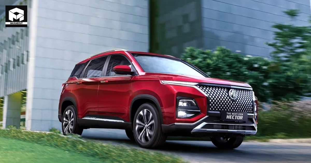 MG Motor India's Strong Performance in February 2024 - close up