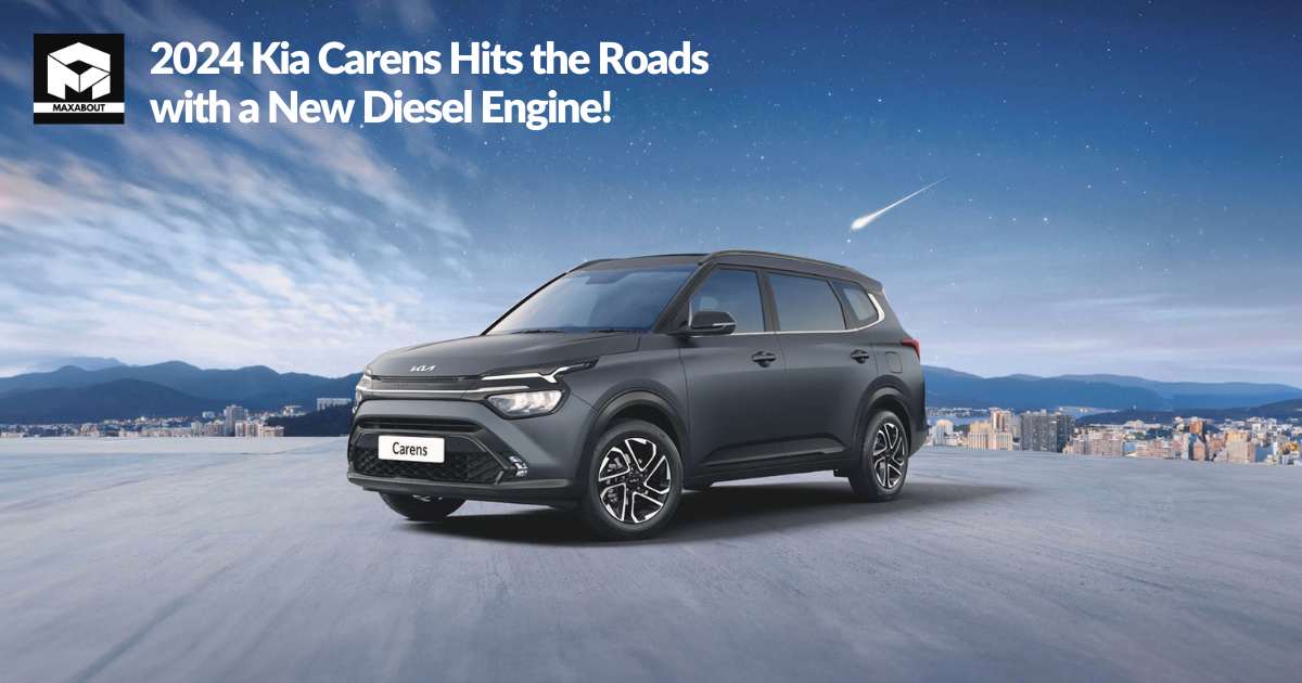 2024 Kia Carens Hits the Roads with a New Diesel Engine!