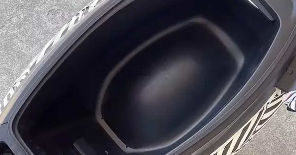 Ather Rizta Teaser Reveals Innovative Underseat Storage - close up