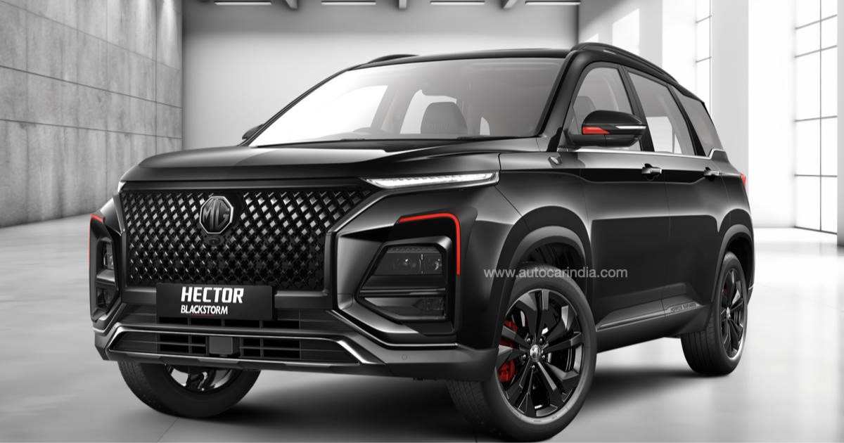 Exploring the MG Hector Blackstorm Edition Through Detailed Images - shot
