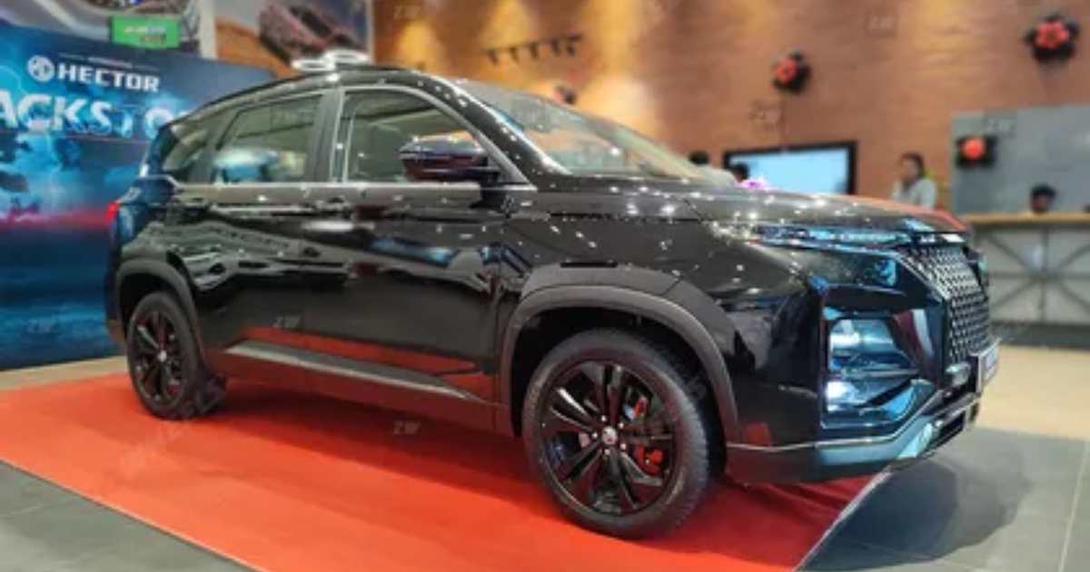 Exploring the MG Hector Blackstorm Edition Through Detailed Images - midground