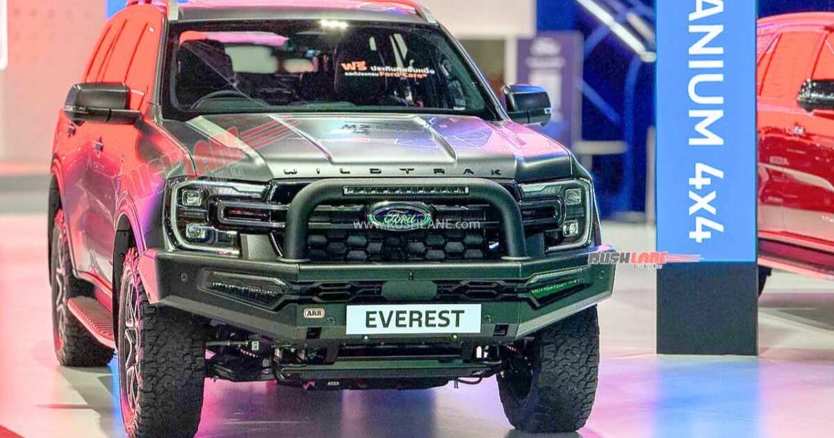 Ford Endeavour Debuts in Matte Black at 2024 BIMS - wide