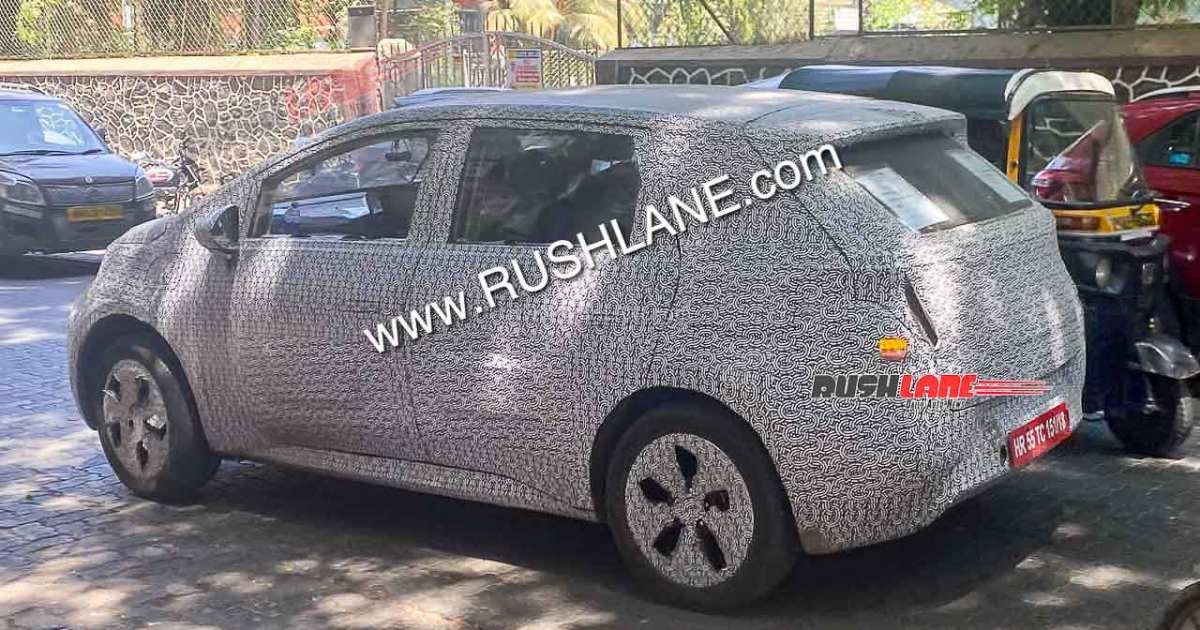 MG Cloud EV Spotted Testing in India Before 2025 Launch - back