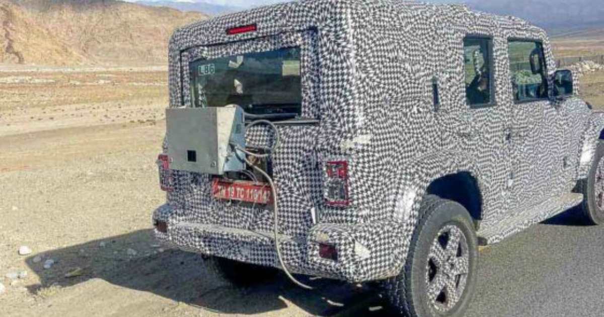 Mahindra Thar 5-Door Features Leaked Before Launch - close-up