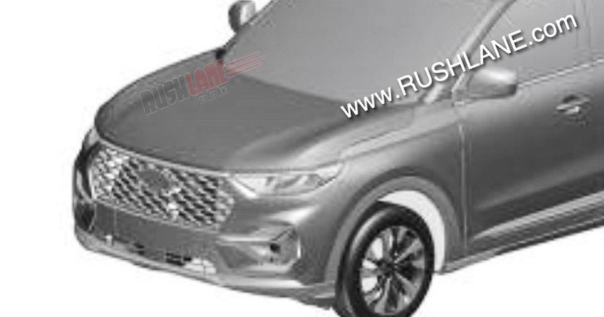 New Ford MPV Patent Sketch Leaks - Rival to Ertiga, XL6, Carens - left