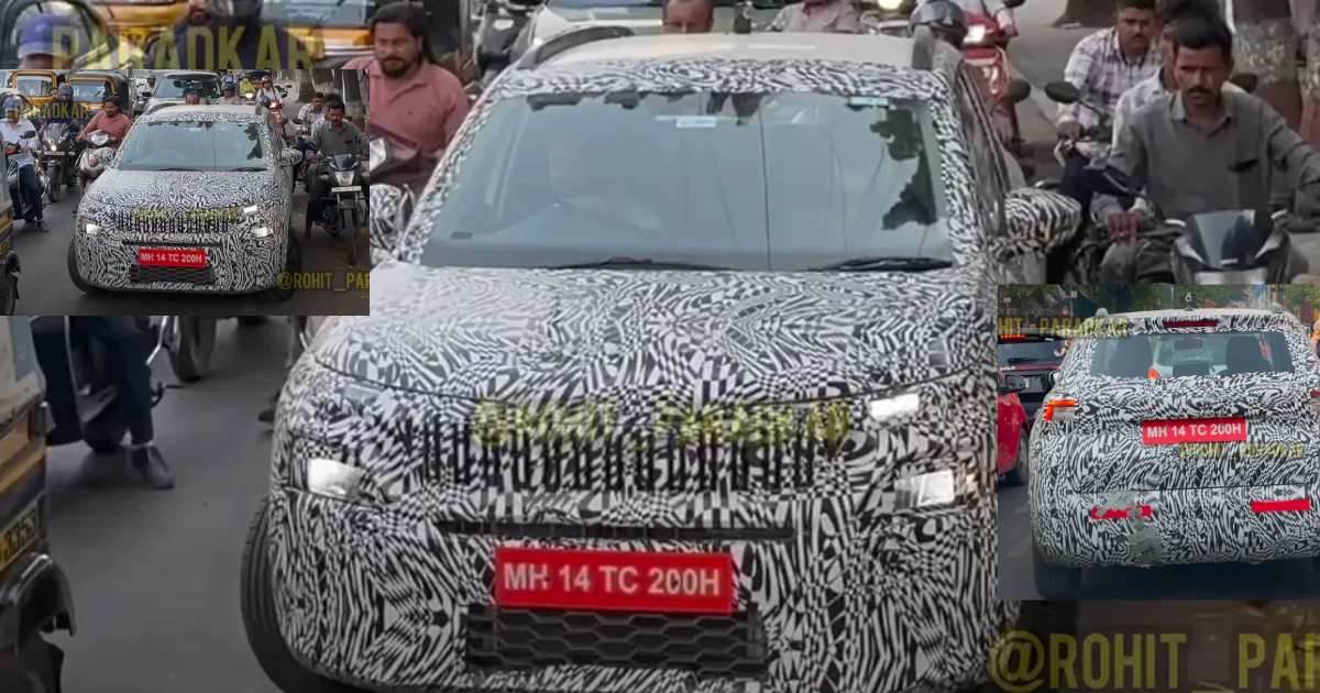 Skoda Sub-4m SUV Spotted in Lower Variant During Test Drive - top