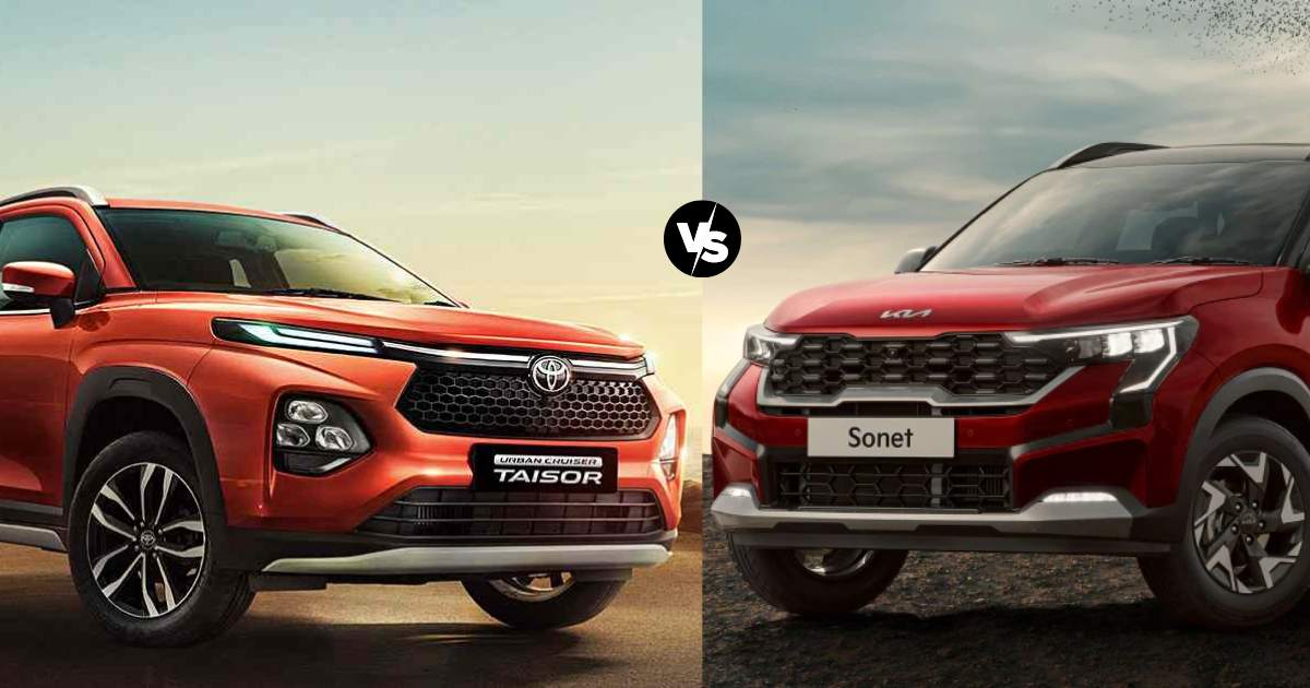 Toyota Urban Cruiser Taisor vs Kia Sonet: A Detailed Comparison - landscape