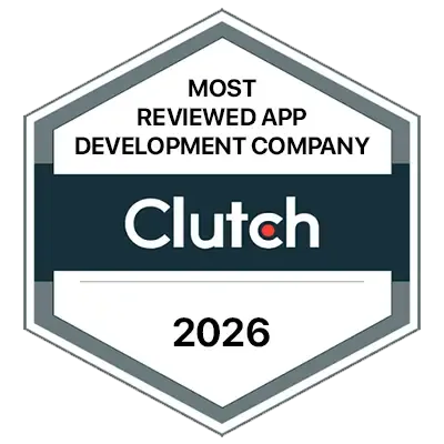 Mobulous Clutch rating badge - top mobile app development company
