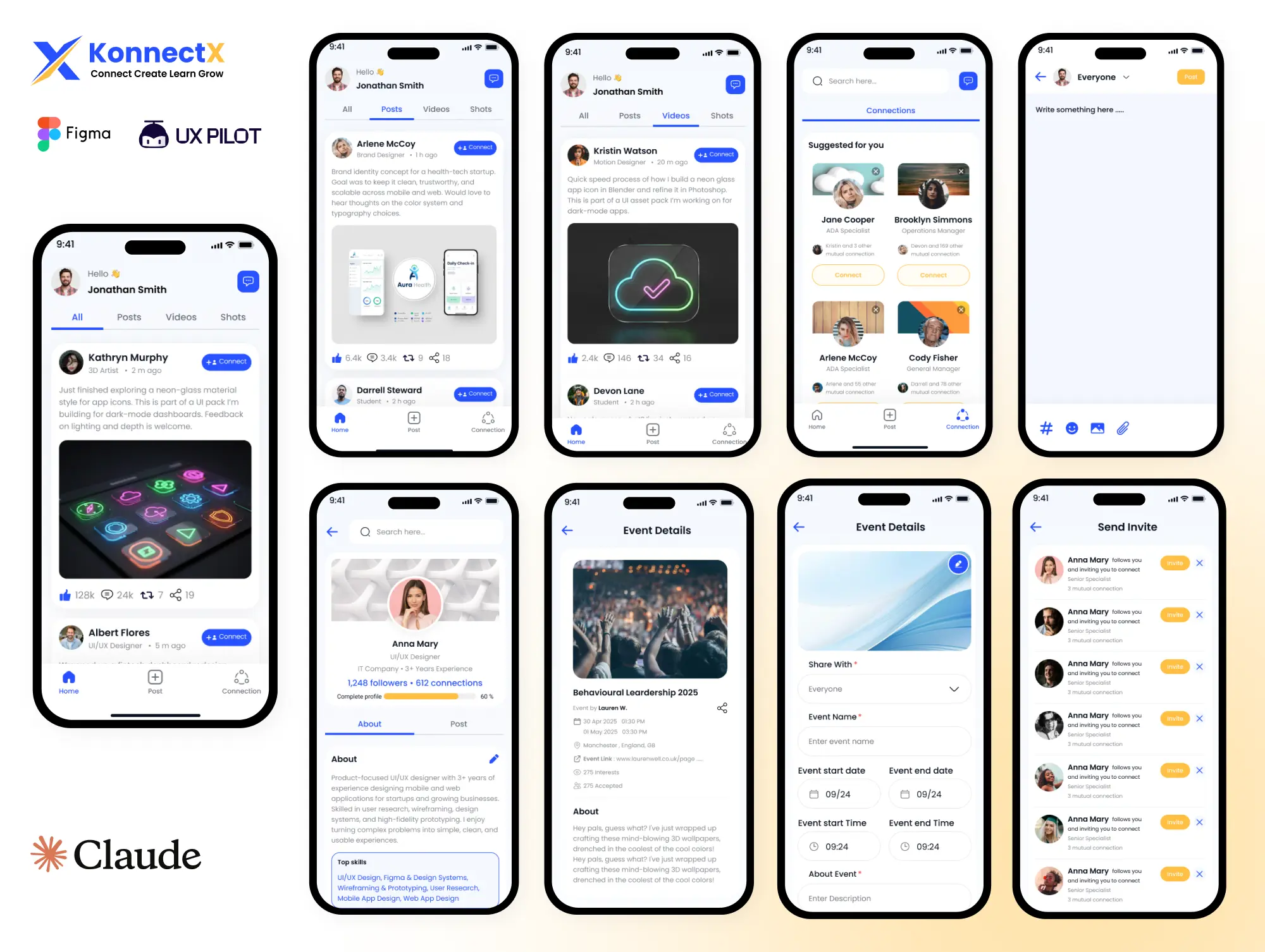 KonnectX Student Network app