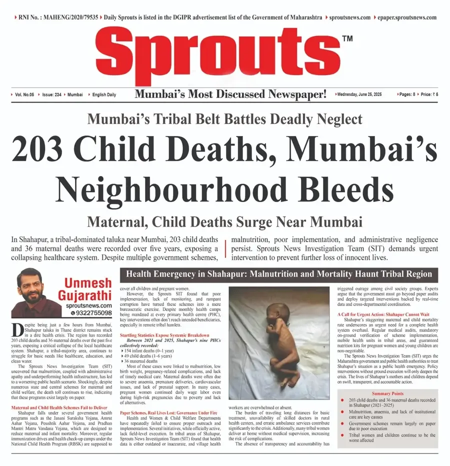 203 Child Deaths Mumbai’s Forgotten Children in Peril.