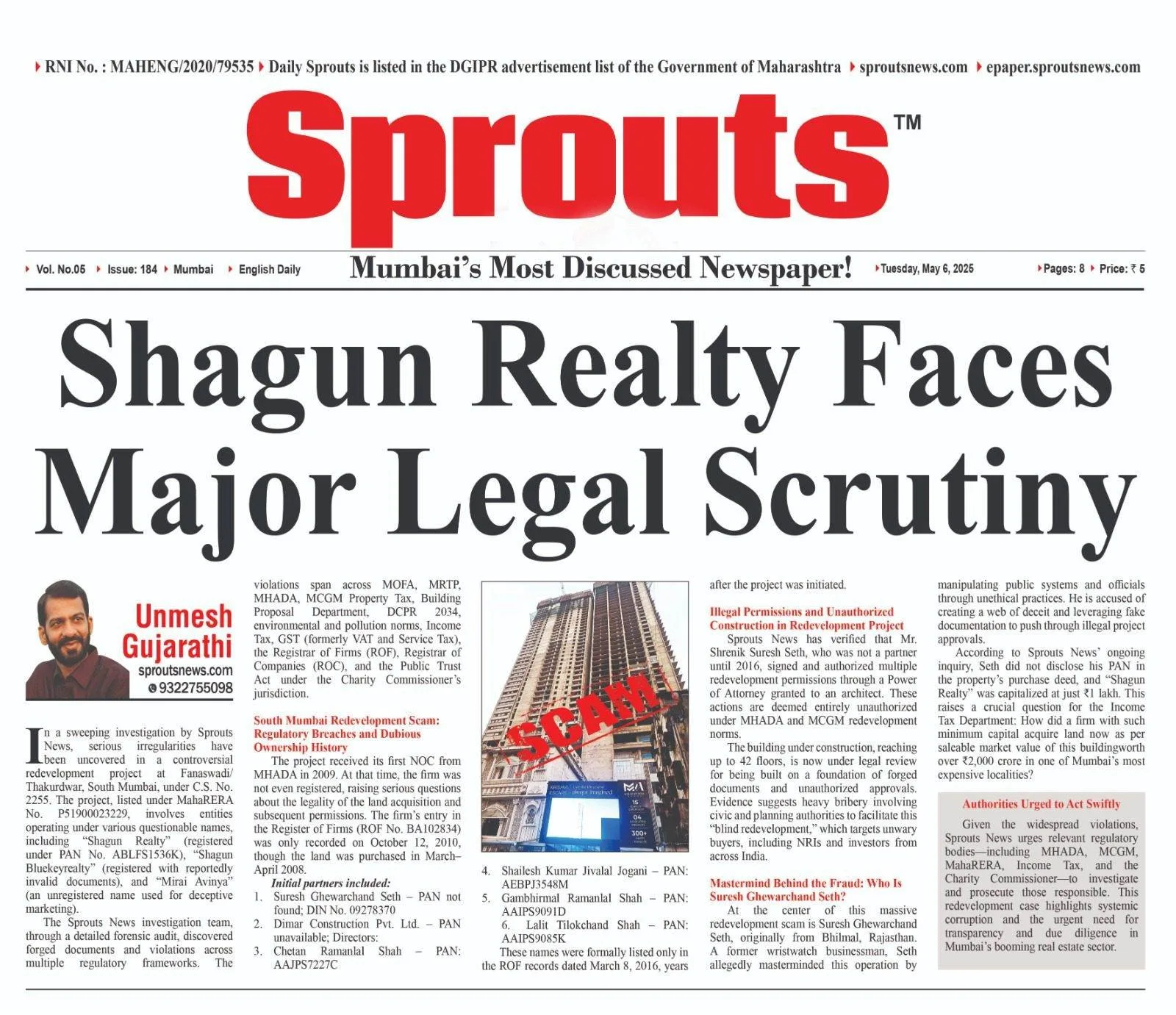 Shagun Realty Under Legal Scrutiny