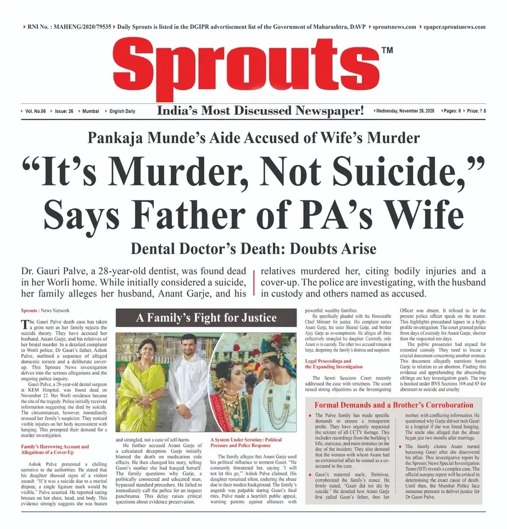 Family Rejects Suicide Theory in Dr. Gauri Palve Case