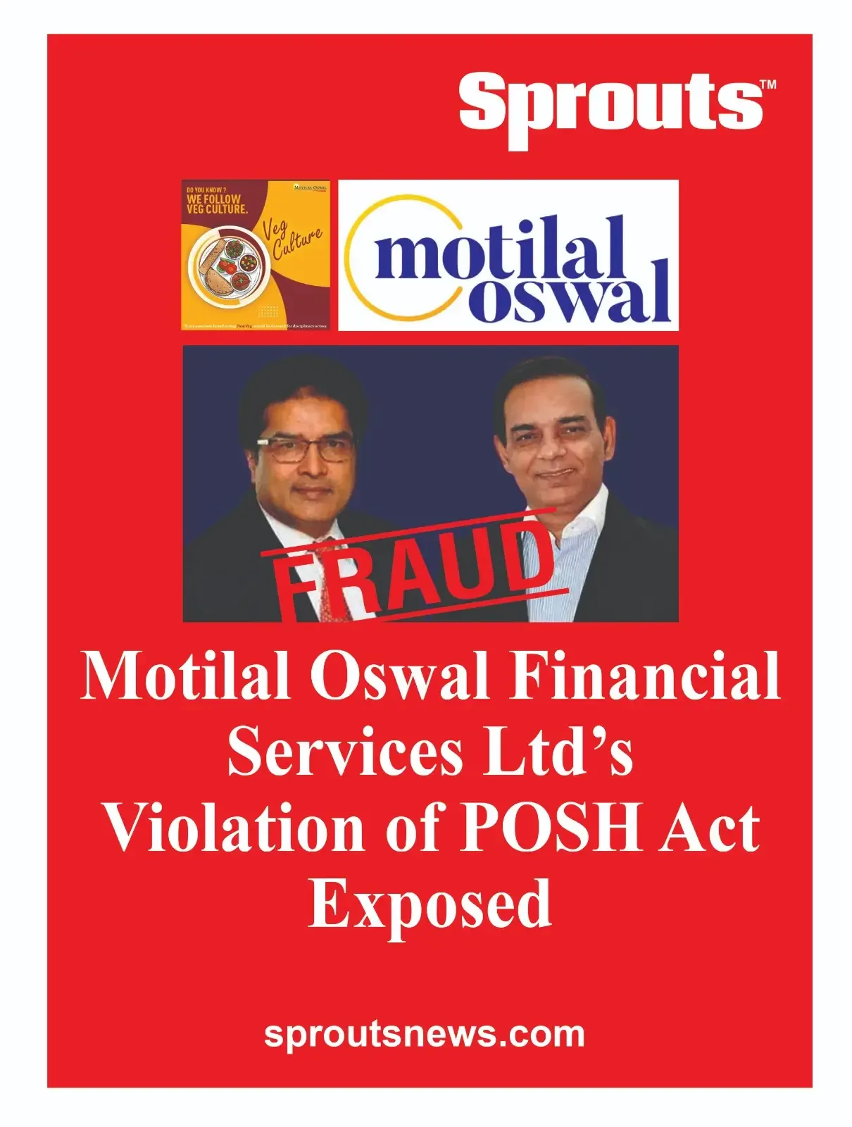 MOFSL in Violation of POSH Act
