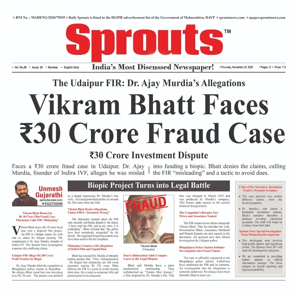Filmmaker Vikram Bhatt Accused of Misleading Investor