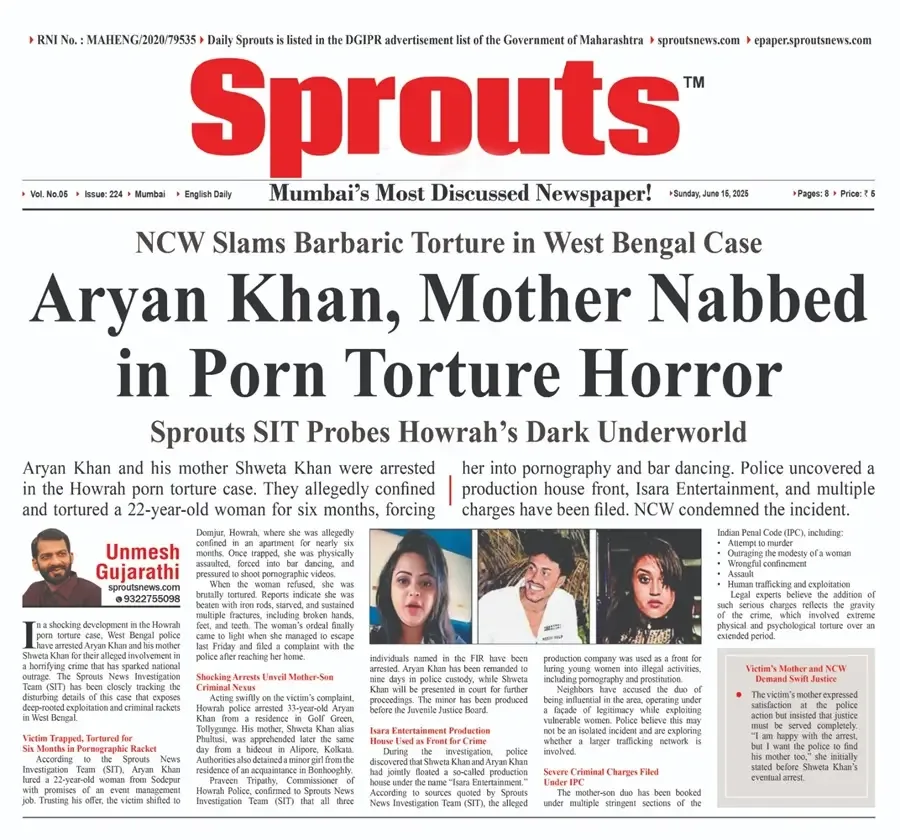 Aryan Khan Mother Held in Shocking Porn Torture Case