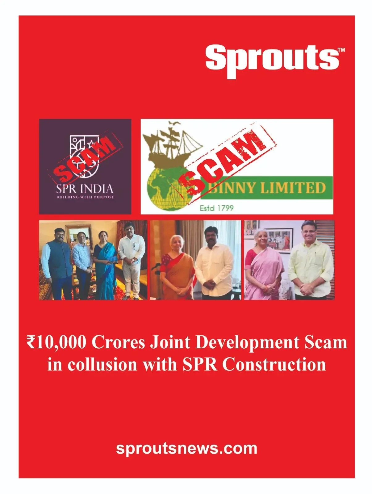 Binny Ltd’s CA Shankaran Sundar Raman of shielding SPR Group in ₹10,000 crore scam