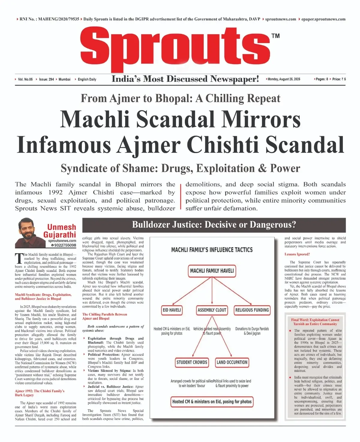 Bhopal’s Machli Scandal Mirrors Ajmer 1992 Horror.