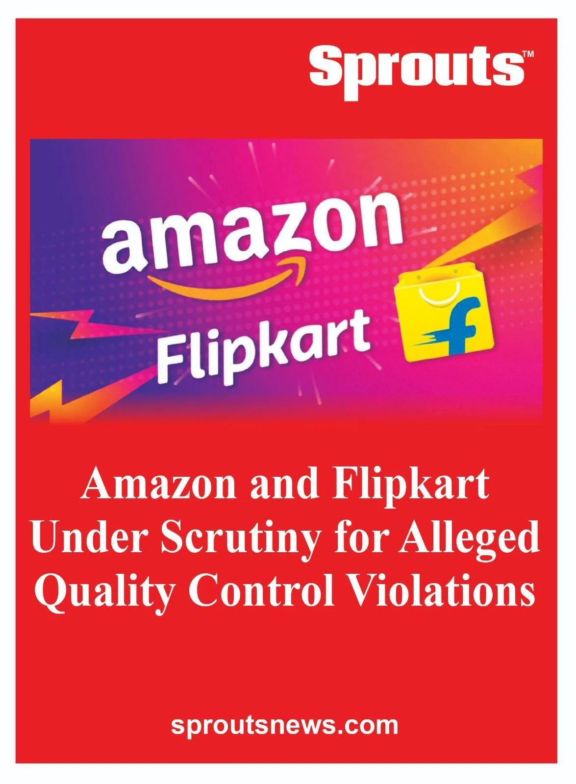 Amazon and Flipkart faces Scrutiny for Quality Control Violations