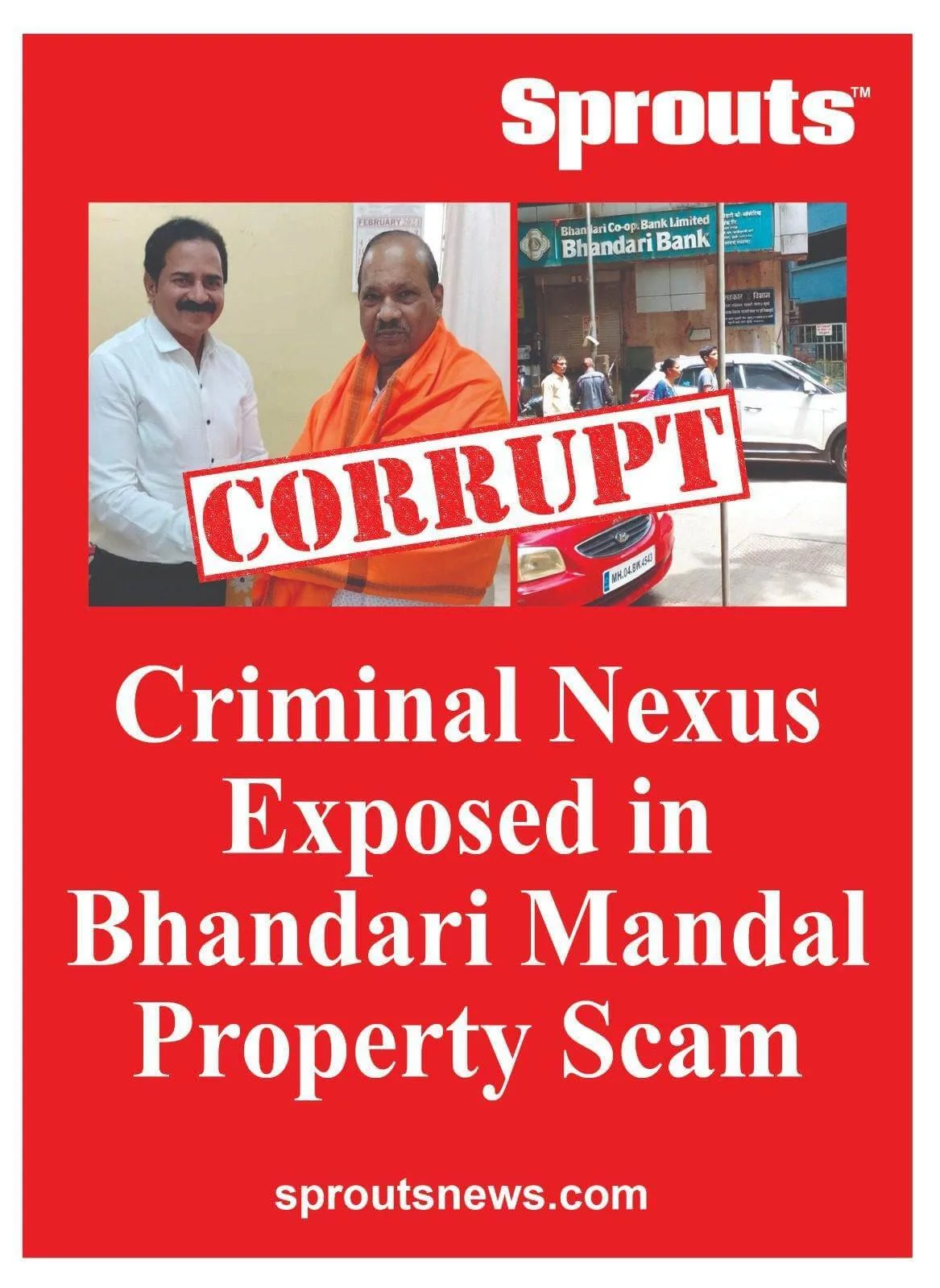 illegally grabbing Bhandari Mandal Dadars multi-crore property