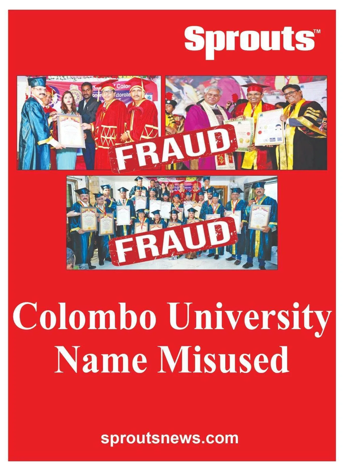 Colombo University Name Misused in Fake Degree