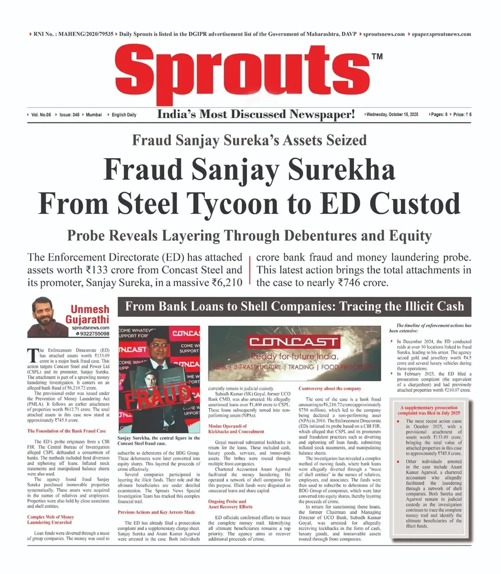 Sanjay Sureka’s ₹133 Crore Assets Seized in Major PMLA Case